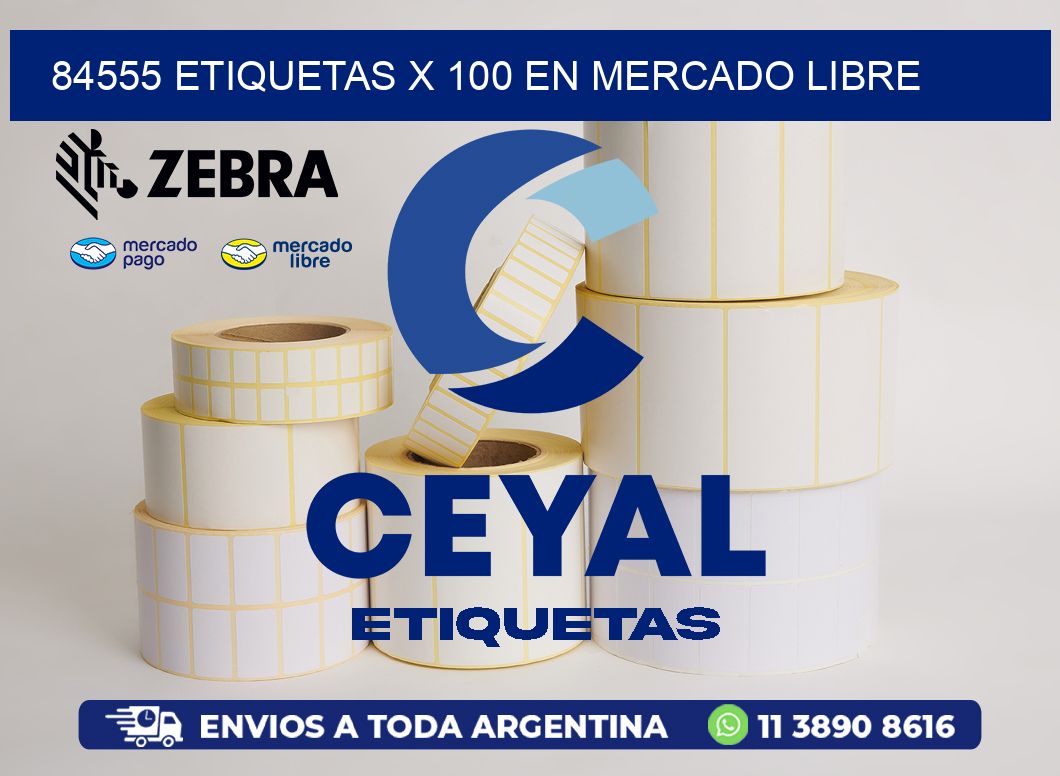 84555 ETIQUETAS X 100 EN MERCADO LIBRE