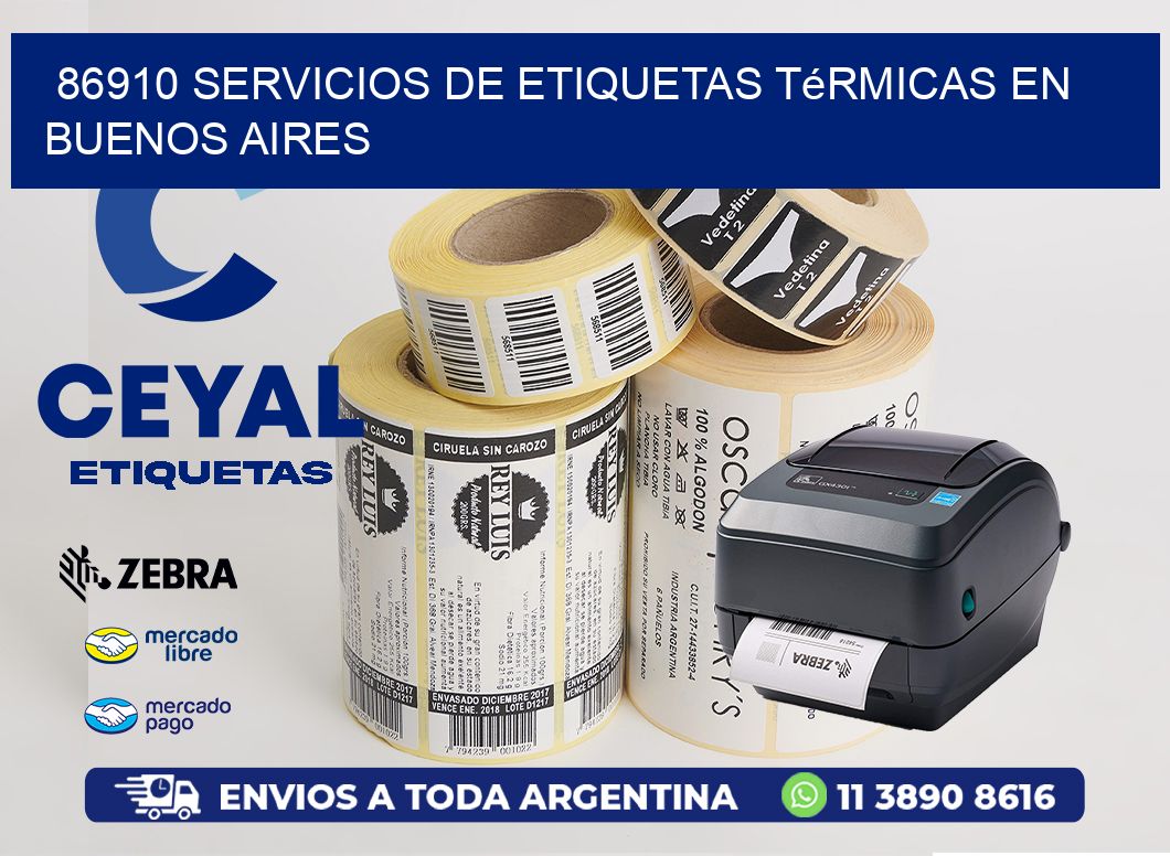 86910 Servicios de Etiquetas Térmicas en Buenos Aires