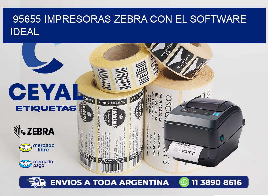95655 Impresoras Zebra con el Software Ideal