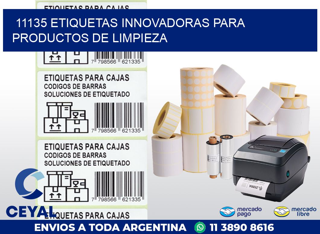 11135 ETIQUETAS INNOVADORAS PARA PRODUCTOS DE LIMPIEZA