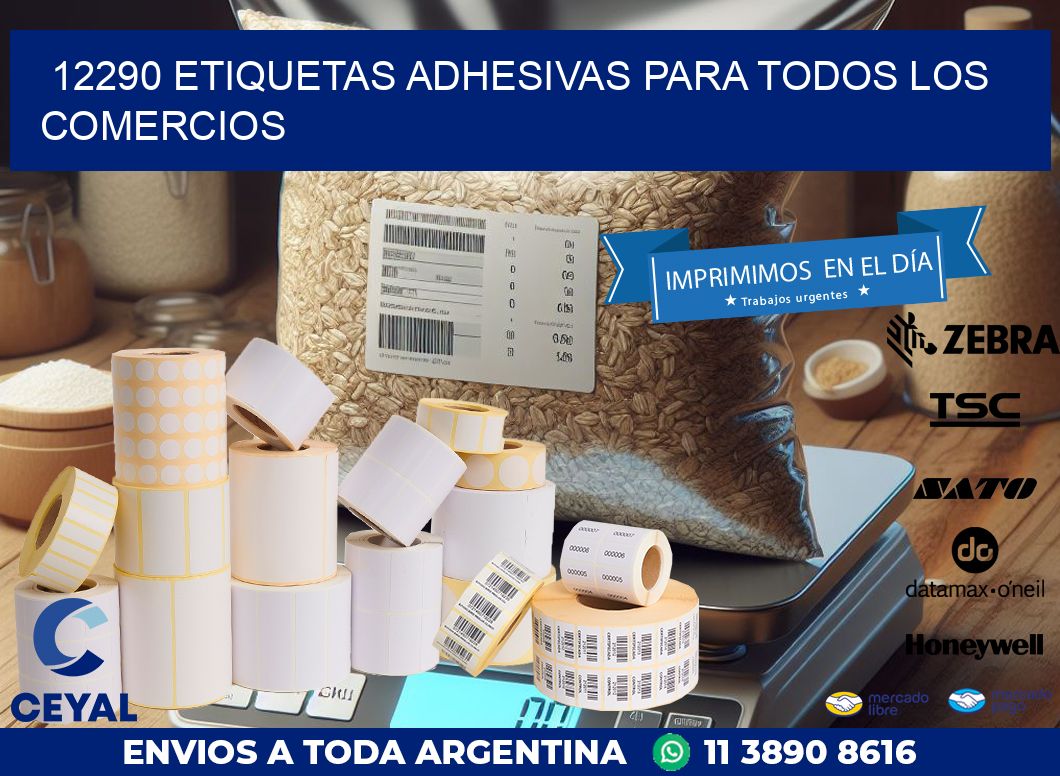 12290 ETIQUETAS ADHESIVAS PARA TODOS LOS COMERCIOS