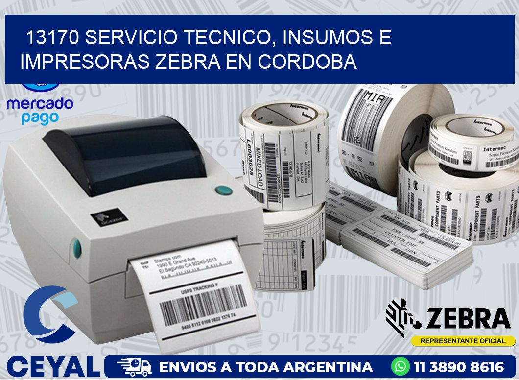 13170 SERVICIO TECNICO, INSUMOS E IMPRESORAS ZEBRA EN CORDOBA