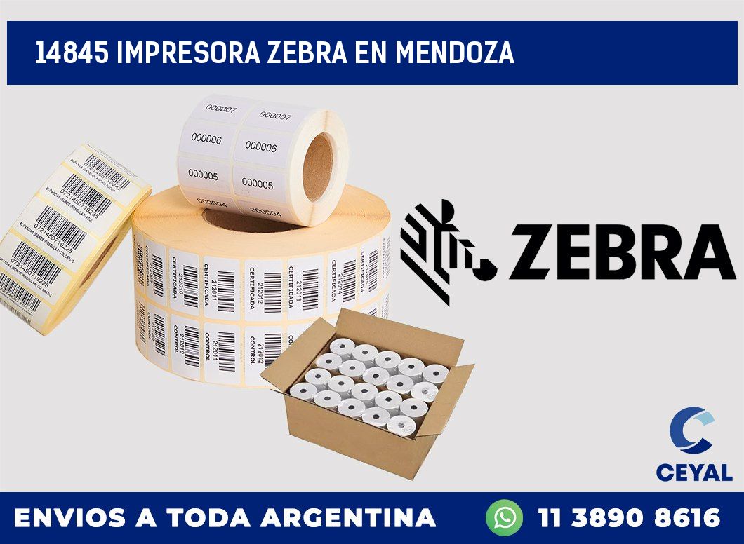 14845 IMPRESORA ZEBRA EN MENDOZA