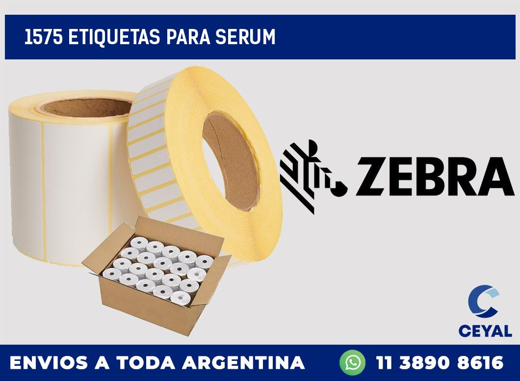 1575 ETIQUETAS PARA SERUM