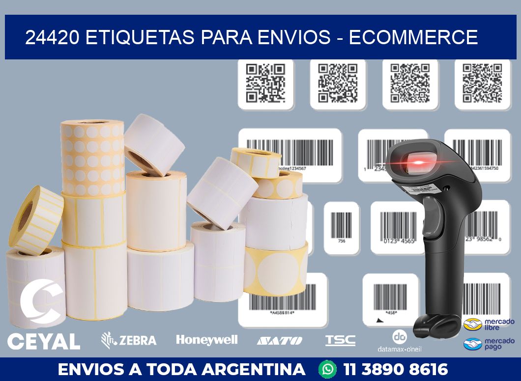 24420 ETIQUETAS PARA ENVIOS - ECOMMERCE