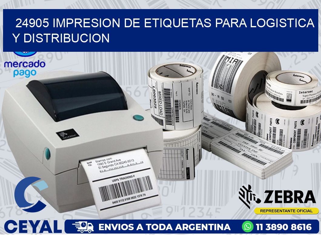 24905 IMPRESION DE ETIQUETAS PARA LOGISTICA Y DISTRIBUCION