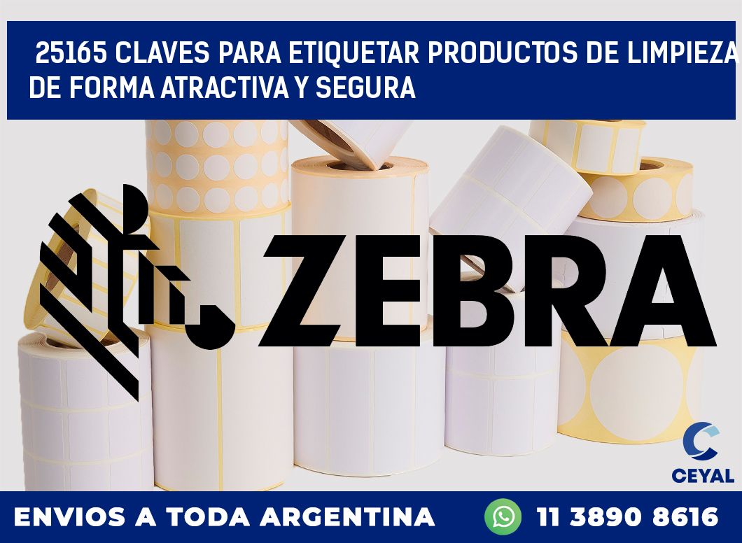 25165 CLAVES PARA ETIQUETAR PRODUCTOS DE LIMPIEZA DE FORMA ATRACTIVA Y SEGURA