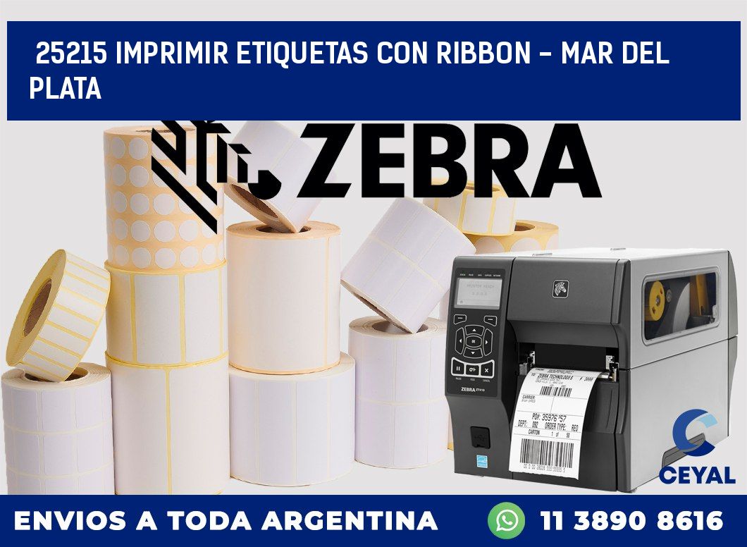 25215 IMPRIMIR ETIQUETAS CON RIBBON - MAR DEL PLATA