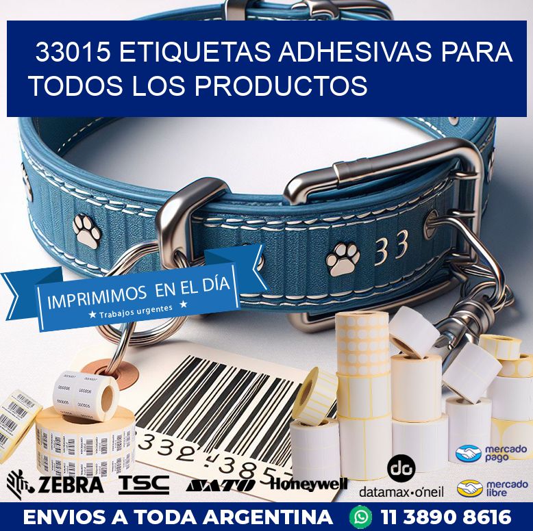 33015 ETIQUETAS ADHESIVAS PARA TODOS LOS PRODUCTOS