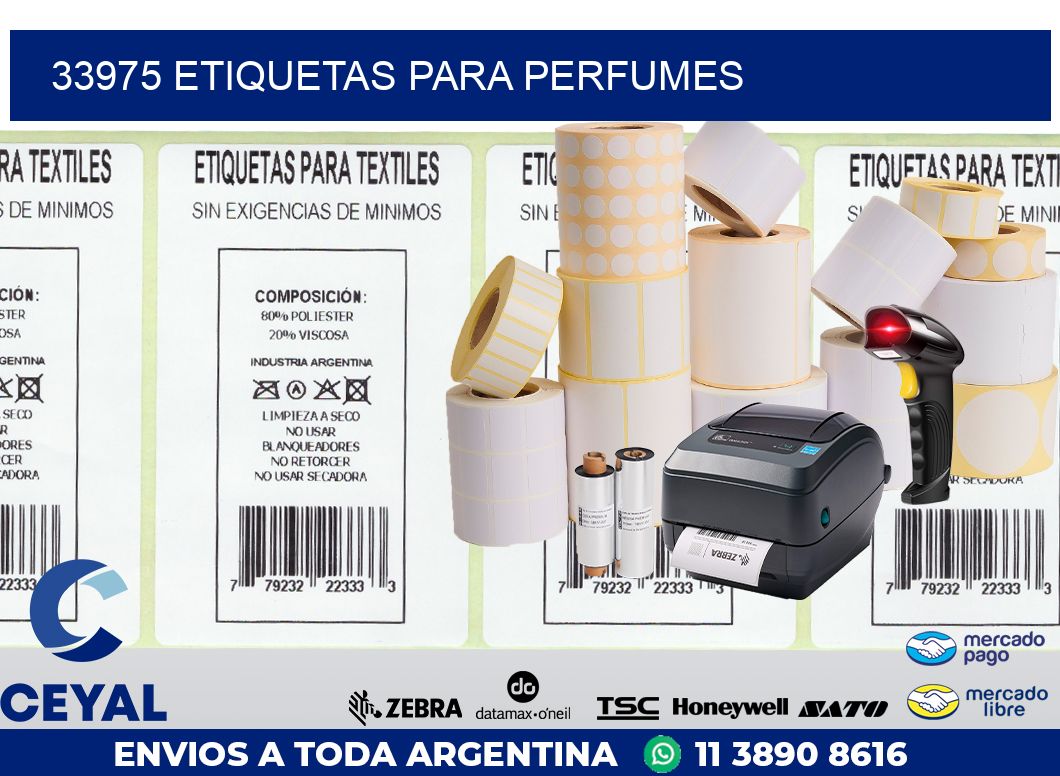 33975 ETIQUETAS PARA PERFUMES