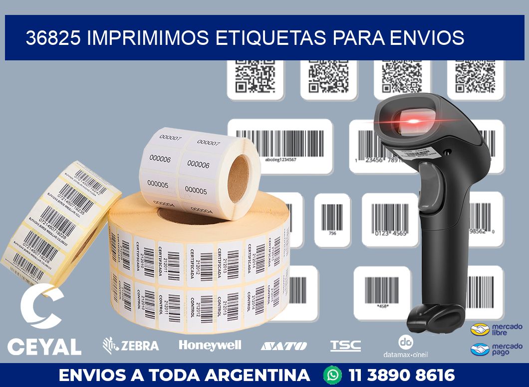 36825 IMPRIMIMOS ETIQUETAS PARA ENVIOS
