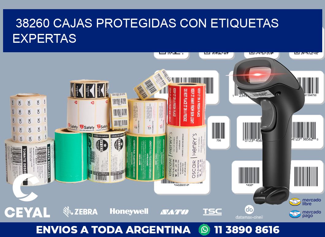 38260 CAJAS PROTEGIDAS CON ETIQUETAS EXPERTAS