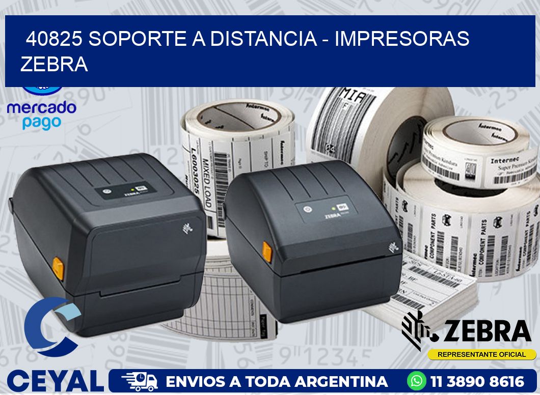 40825 SOPORTE A DISTANCIA - IMPRESORAS ZEBRA