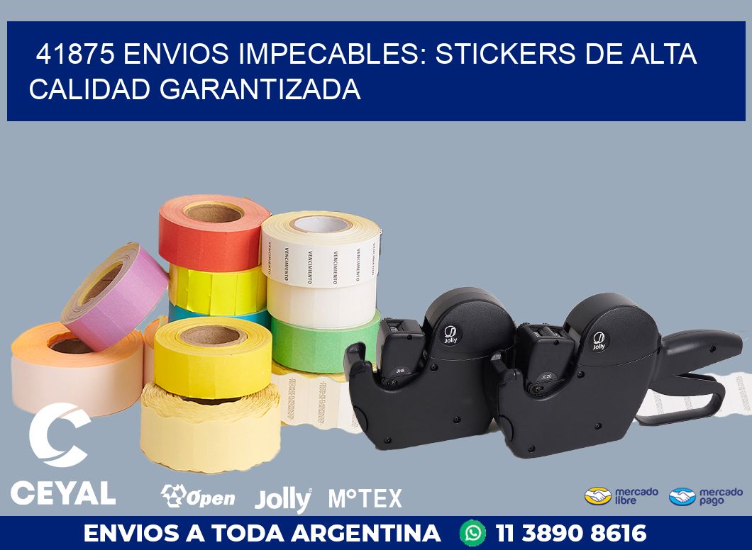41875 ENVIOS IMPECABLES: STICKERS DE ALTA CALIDAD GARANTIZADA