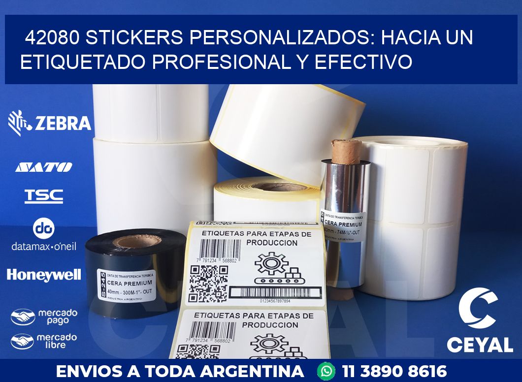 42080 STICKERS PERSONALIZADOS: HACIA UN ETIQUETADO PROFESIONAL Y EFECTIVO