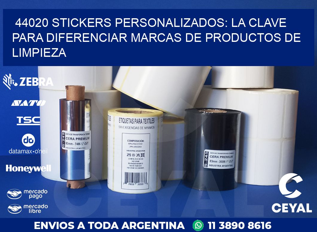 44020 STICKERS PERSONALIZADOS: LA CLAVE PARA DIFERENCIAR MARCAS DE PRODUCTOS DE LIMPIEZA