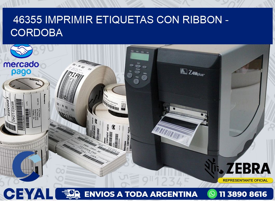46355 IMPRIMIR ETIQUETAS CON RIBBON - CORDOBA