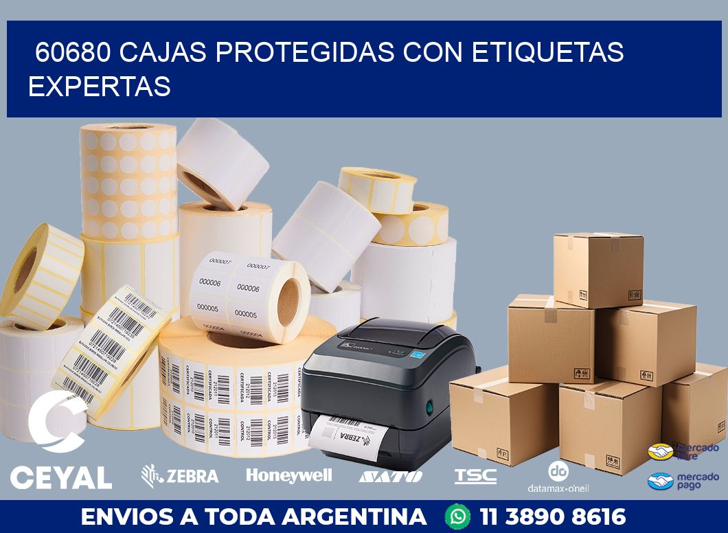 60680 CAJAS PROTEGIDAS CON ETIQUETAS EXPERTAS