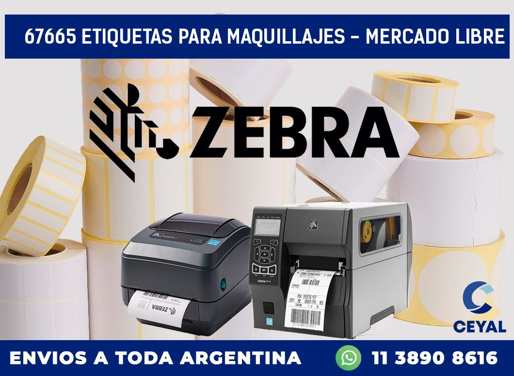 67665 ETIQUETAS PARA MAQUILLAJES - MERCADO LIBRE