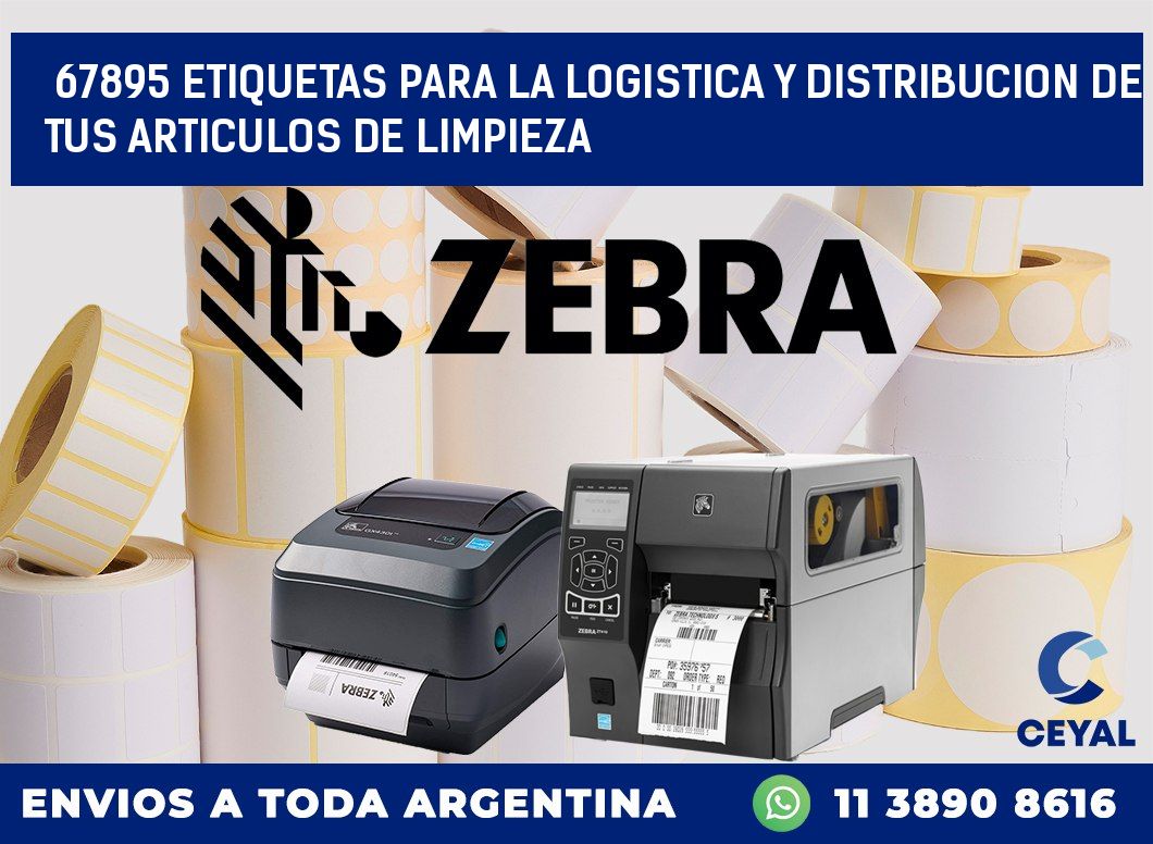 67895 ETIQUETAS PARA LA LOGISTICA Y DISTRIBUCION DE TUS ARTICULOS DE LIMPIEZA