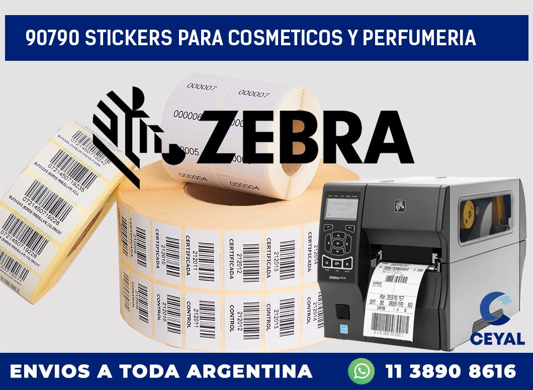 90790 STICKERS PARA COSMETICOS Y PERFUMERIA