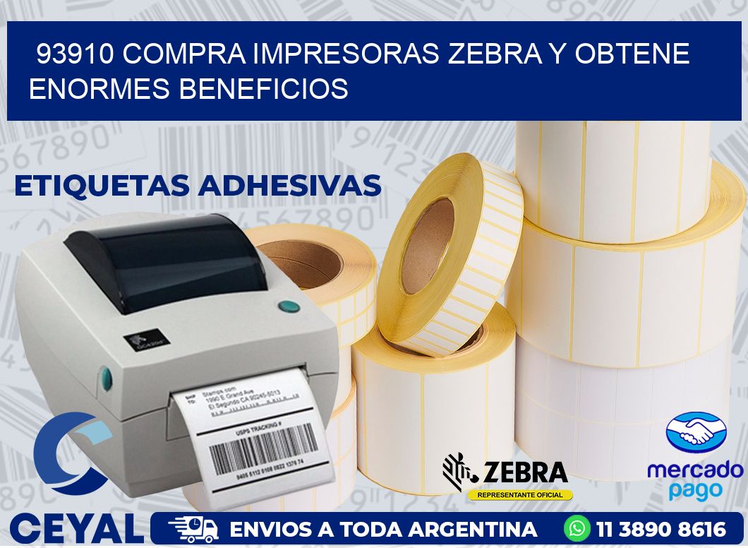 93910 COMPRA IMPRESORAS ZEBRA Y OBTENE ENORMES BENEFICIOS