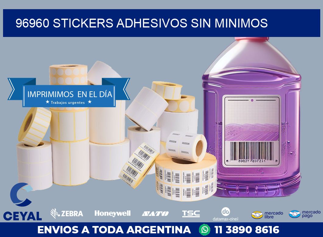 96960 STICKERS ADHESIVOS SIN MINIMOS