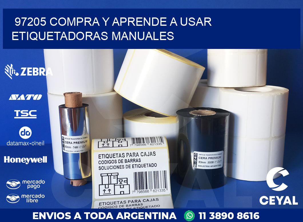 97205 COMPRA Y APRENDE A USAR ETIQUETADORAS MANUALES