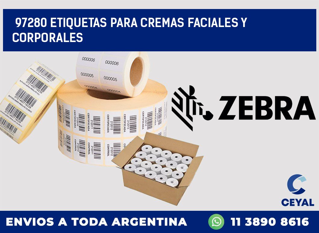 97280 ETIQUETAS PARA CREMAS FACIALES Y CORPORALES
