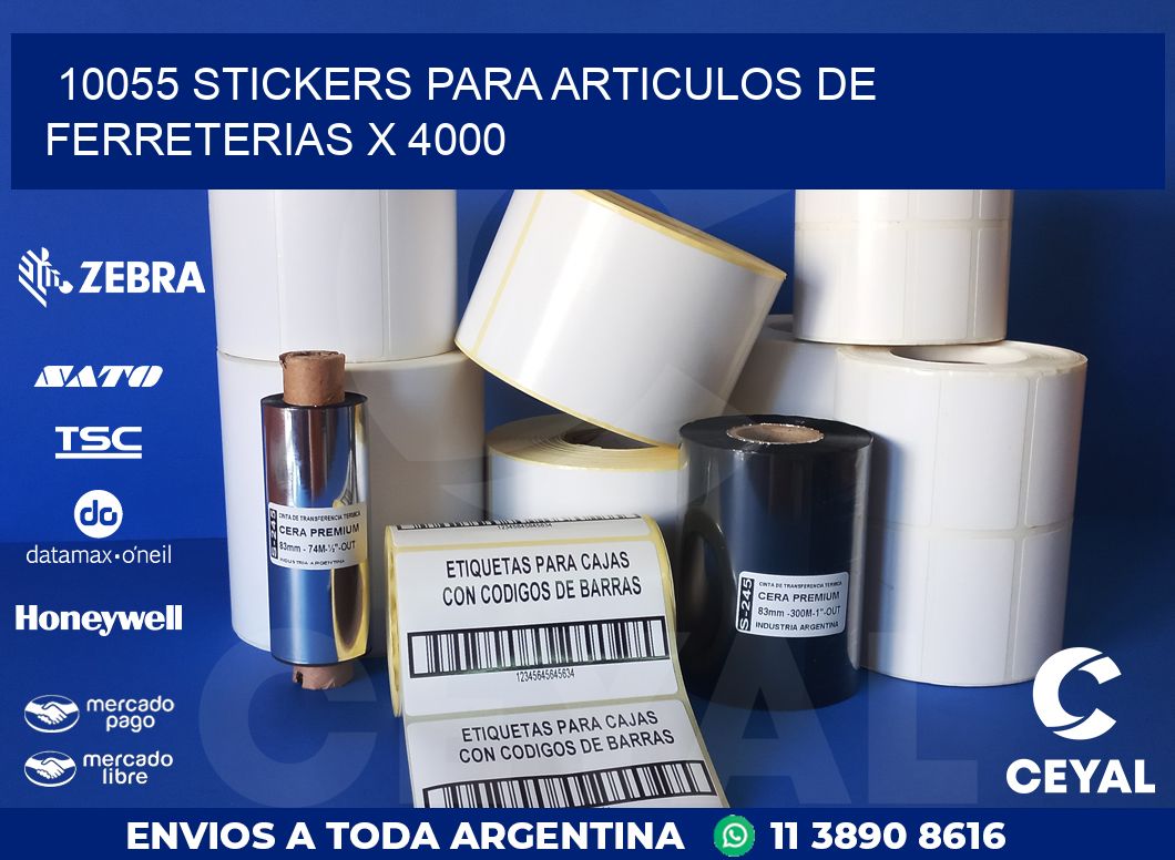 10055 STICKERS PARA ARTICULOS DE FERRETERIAS X 4000