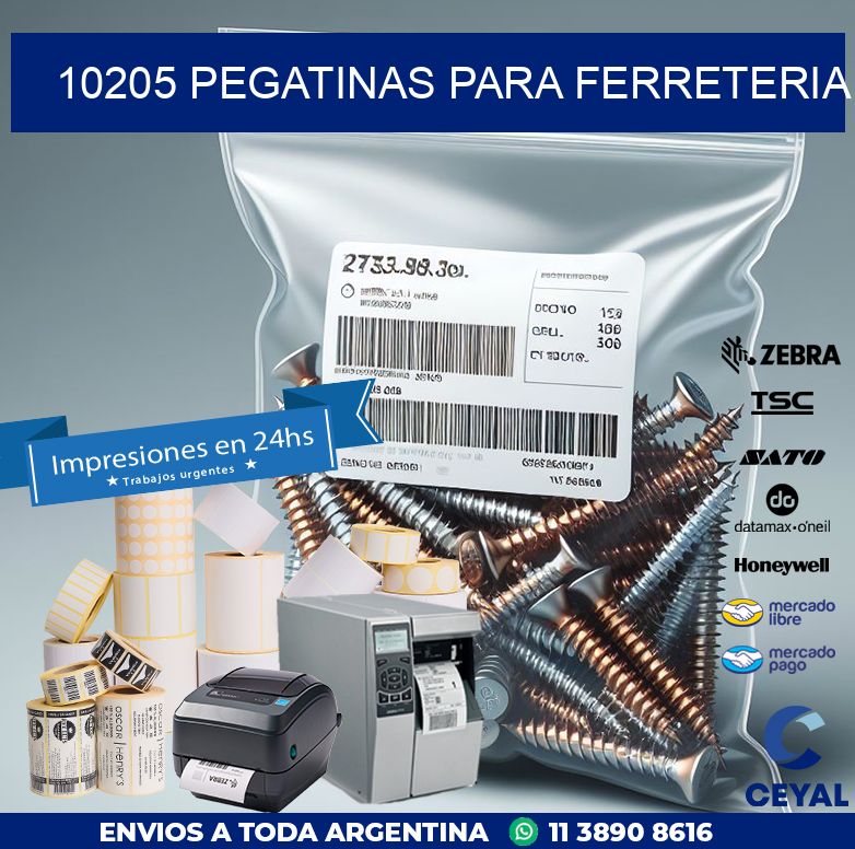 10205 PEGATINAS PARA FERRETERIA