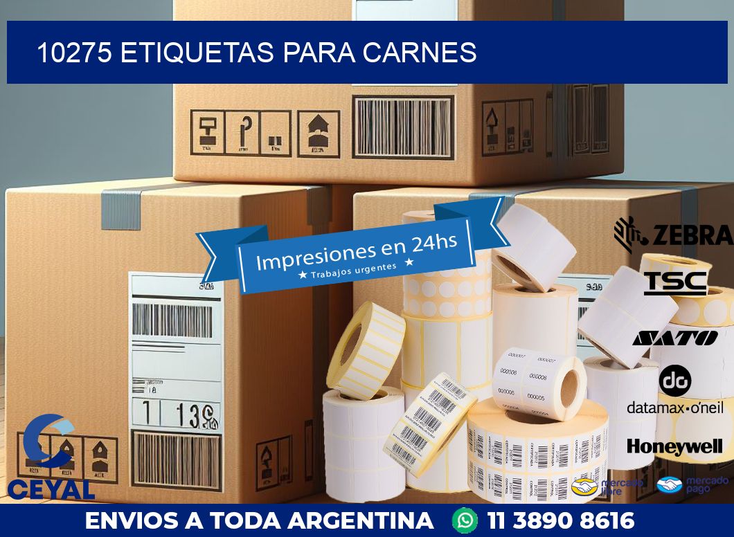 10275 ETIQUETAS PARA CARNES