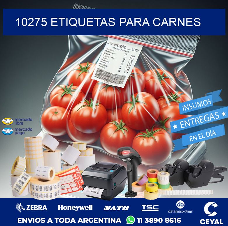 10275 ETIQUETAS PARA CARNES