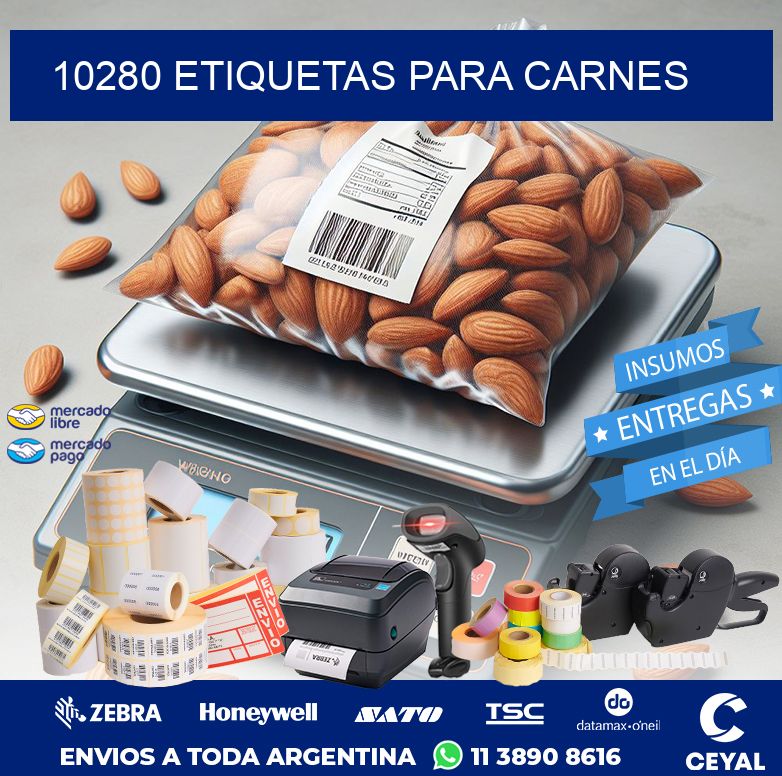 10280 ETIQUETAS PARA CARNES