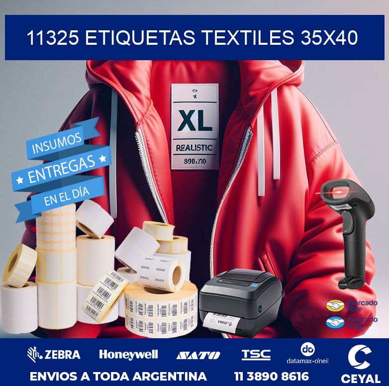 11325 ETIQUETAS TEXTILES 35X40