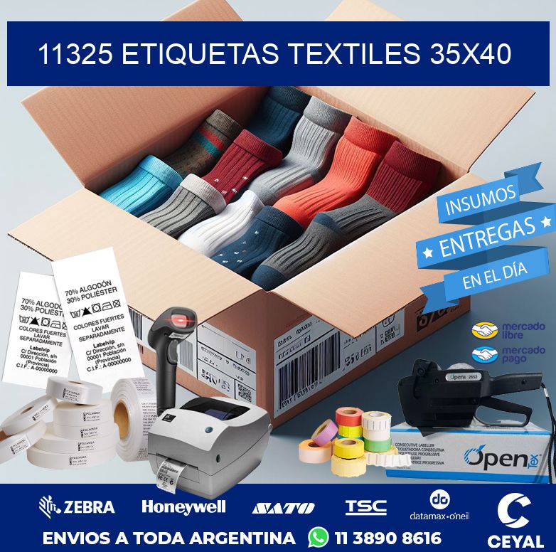 11325 ETIQUETAS TEXTILES 35X40
