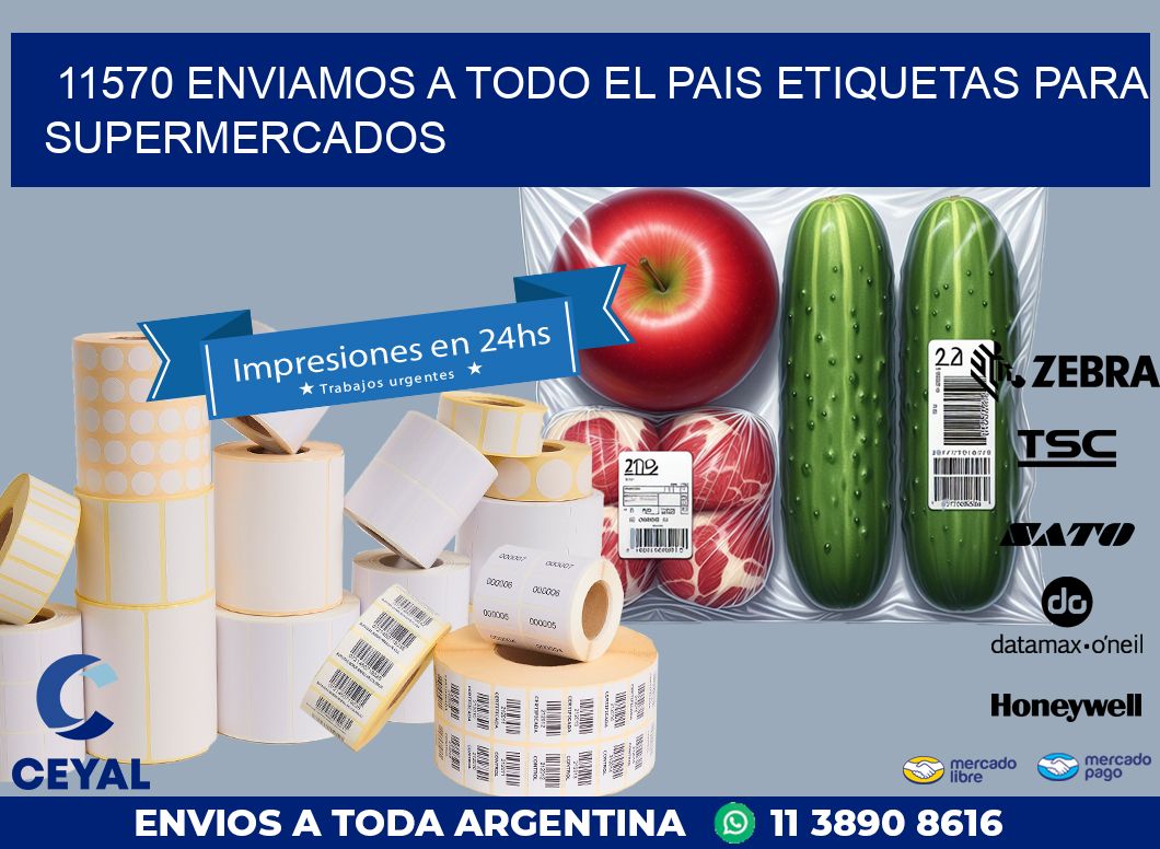 11570 ENVIAMOS A TODO EL PAIS ETIQUETAS PARA SUPERMERCADOS