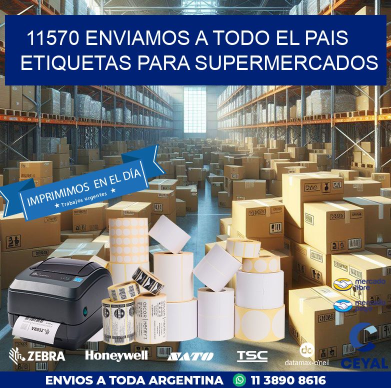 11570 ENVIAMOS A TODO EL PAIS ETIQUETAS PARA SUPERMERCADOS