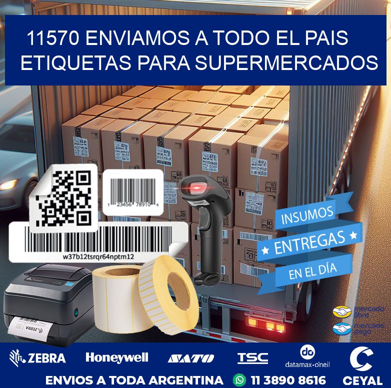 11570 ENVIAMOS A TODO EL PAIS ETIQUETAS PARA SUPERMERCADOS