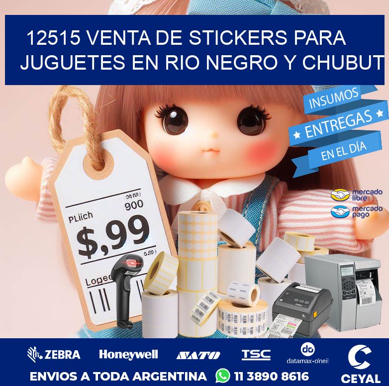 12515 VENTA DE STICKERS PARA JUGUETES EN RIO NEGRO Y CHUBUT