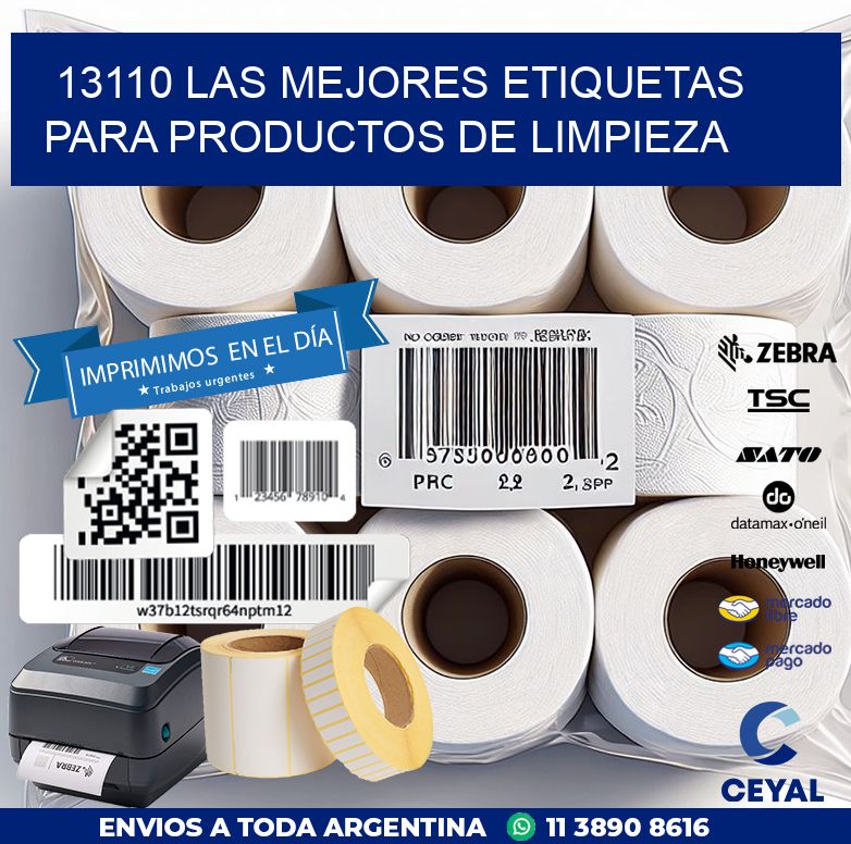 13110 LAS MEJORES ETIQUETAS PARA PRODUCTOS DE LIMPIEZA