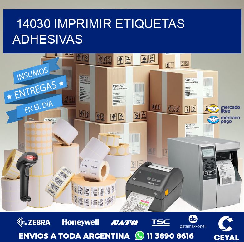 14030 IMPRIMIR ETIQUETAS ADHESIVAS