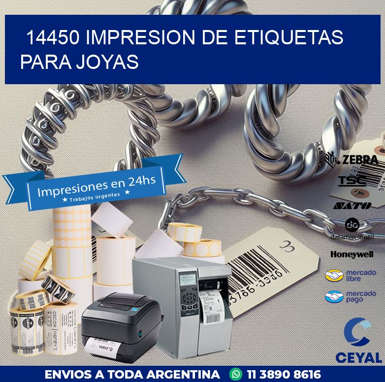 14450 IMPRESION DE ETIQUETAS PARA JOYAS