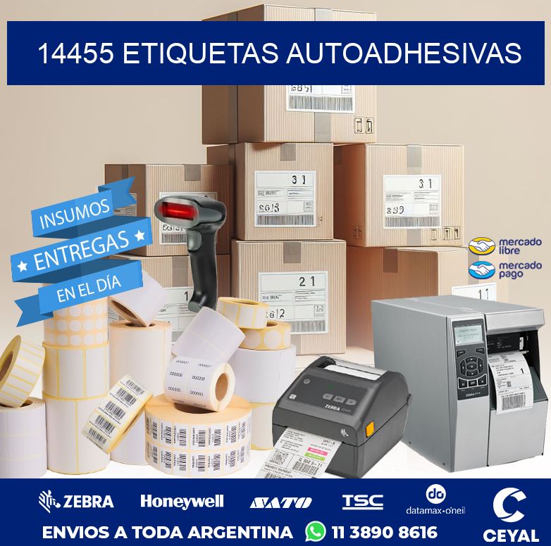 14455 ETIQUETAS AUTOADHESIVAS