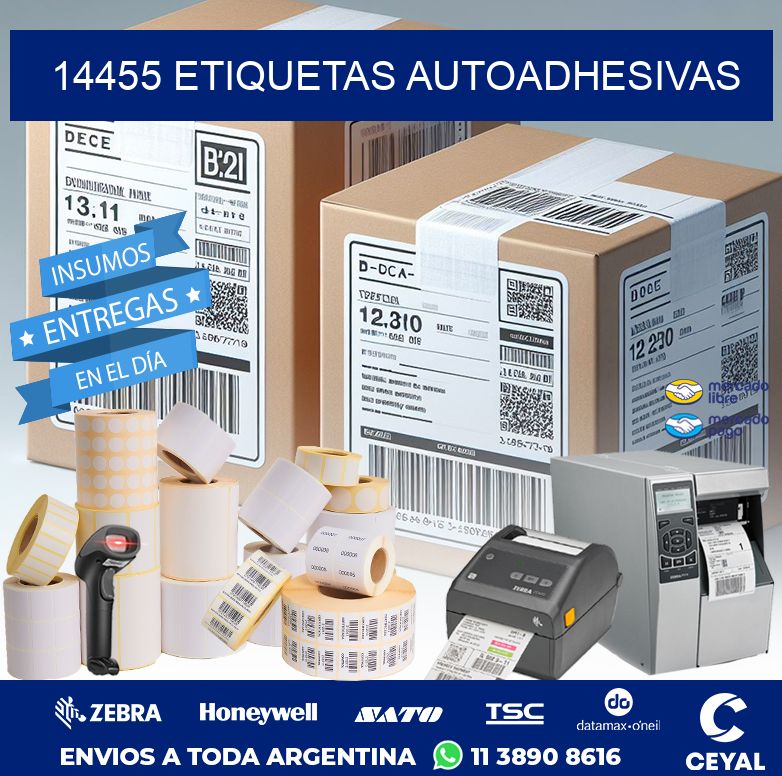 14455 ETIQUETAS AUTOADHESIVAS