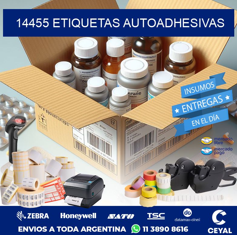 14455 ETIQUETAS AUTOADHESIVAS