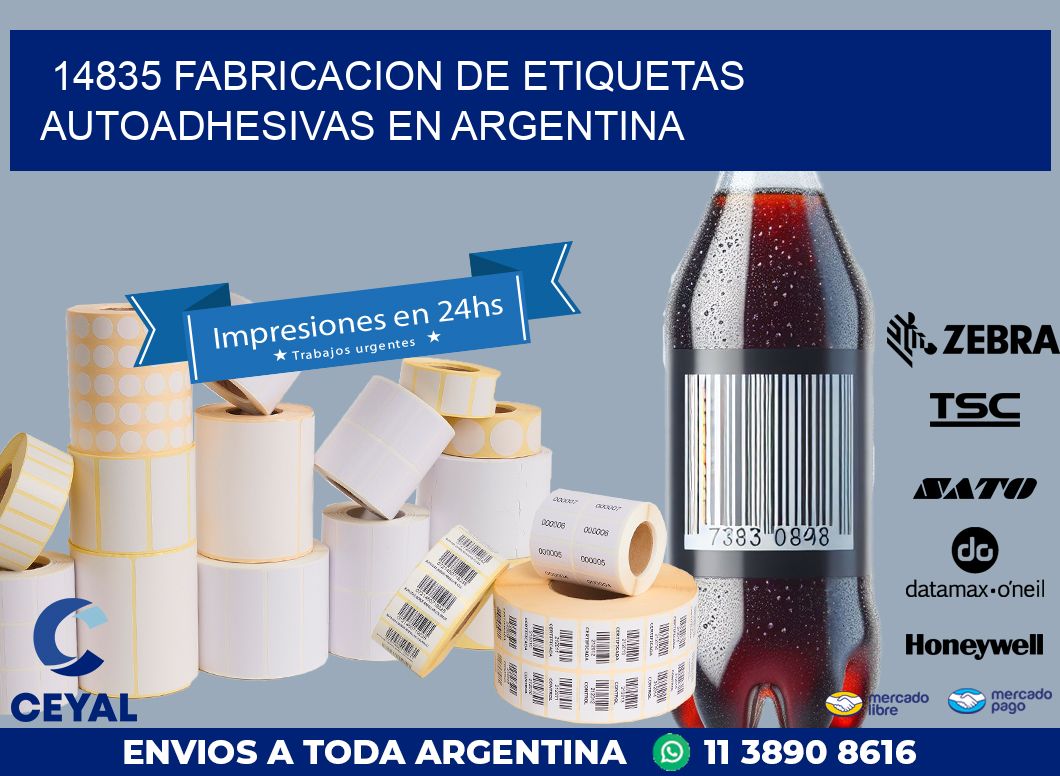 14835 FABRICACION DE ETIQUETAS AUTOADHESIVAS EN ARGENTINA
