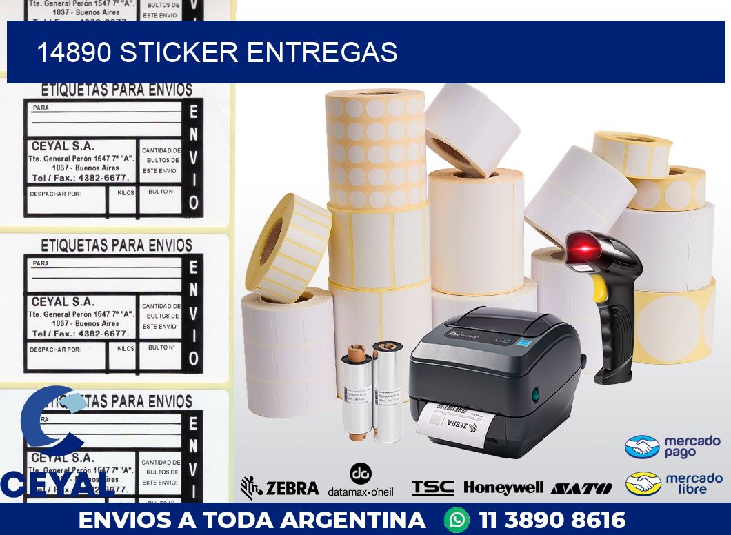 14890 STICKER ENTREGAS