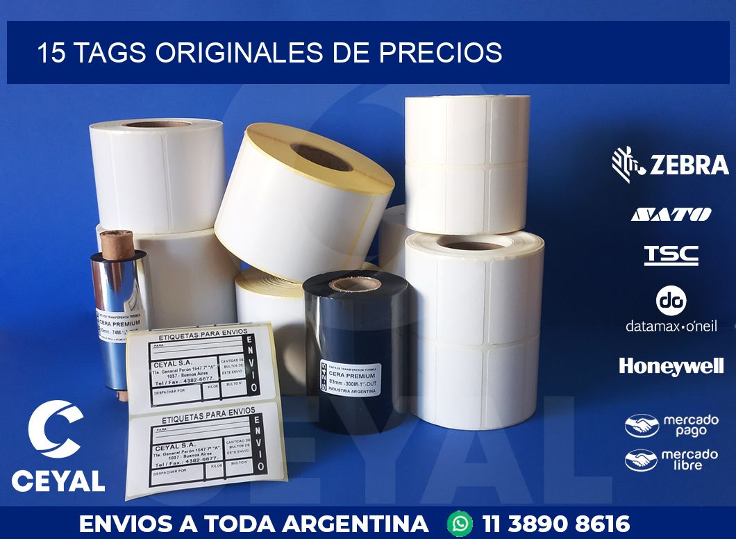 15 TAGS ORIGINALES DE PRECIOS