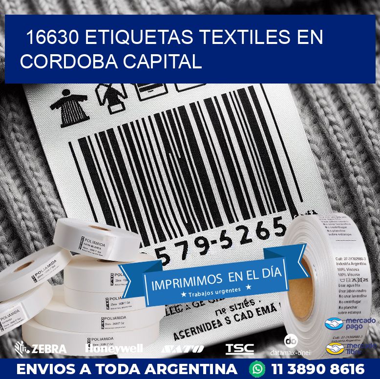 16630 ETIQUETAS TEXTILES EN CORDOBA CAPITAL